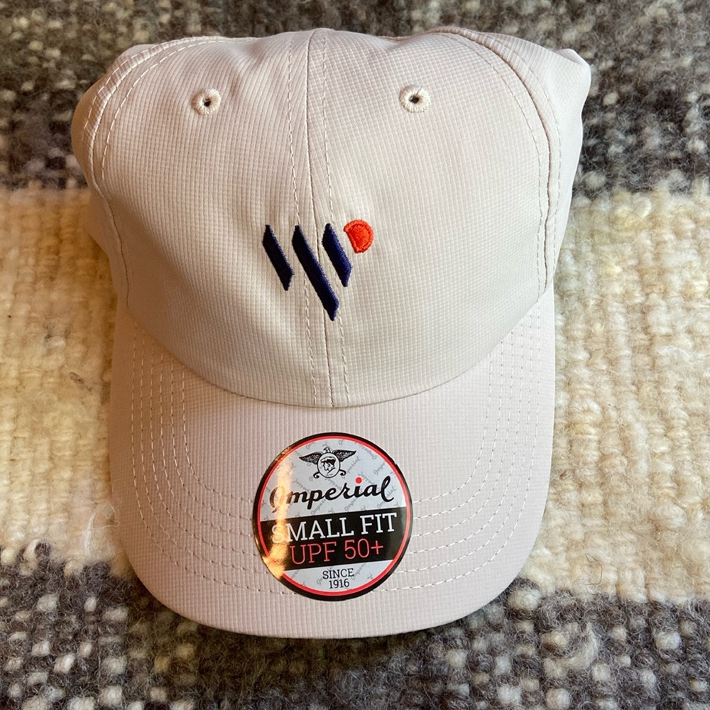 Wasatch Peaks Ranch beige ball cap small fit. NWT